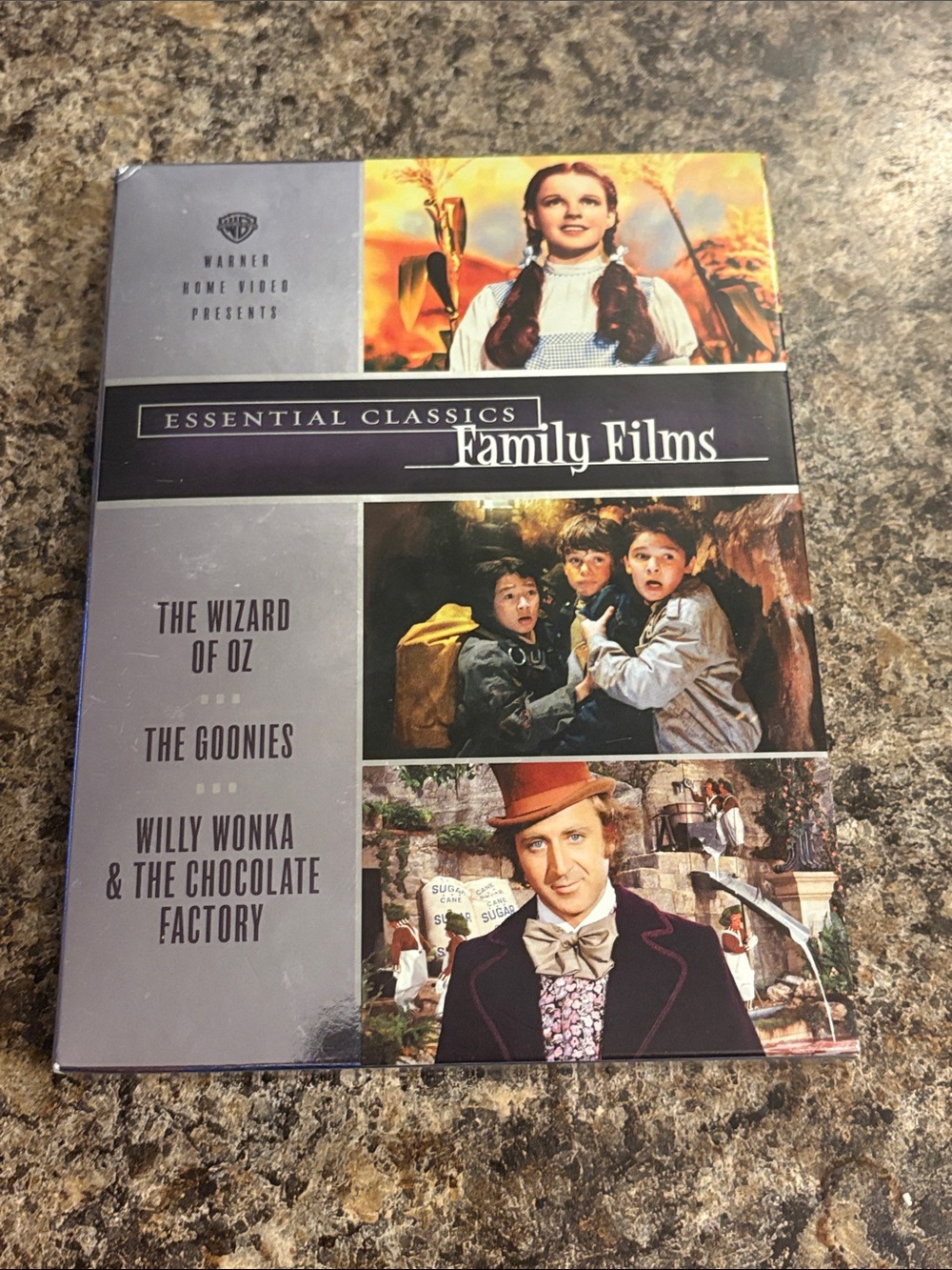 Essential Classics Family Films DVD Set
Wizard of Oz, Goonies, Willy Wonka - Picture 1 of 1